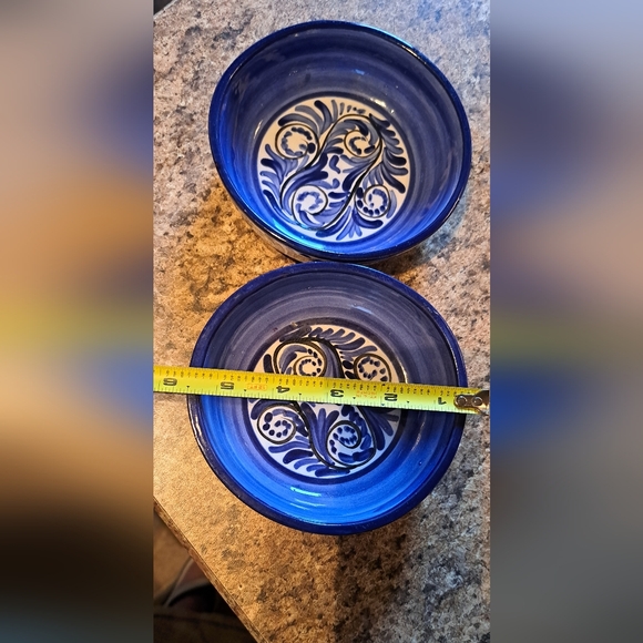 Bello Hogar Pintado A Mano Pottery Honduras Nontoxic Oatmeal Bowls 5.5 Inches - Picture 8 of 8